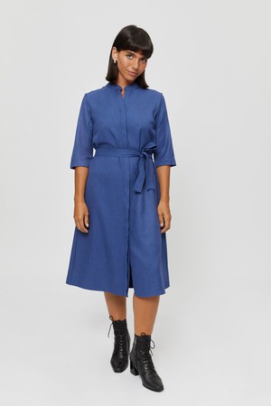 Lidia | Shirt Dress in Classic Blue from AYANI