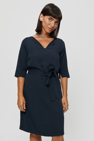 Catherine | Dress in Anthracite with optional belt from AYANI