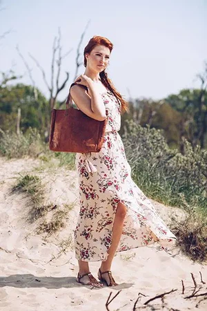 Ganesha Leren Shopper from Bagoa Ganesha Leren Shopper from Bagoa