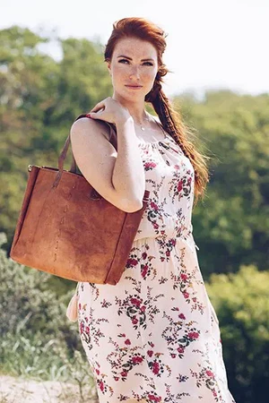 Ganesha Leren Shopper from Bagoa Ganesha Leren Shopper from Bagoa