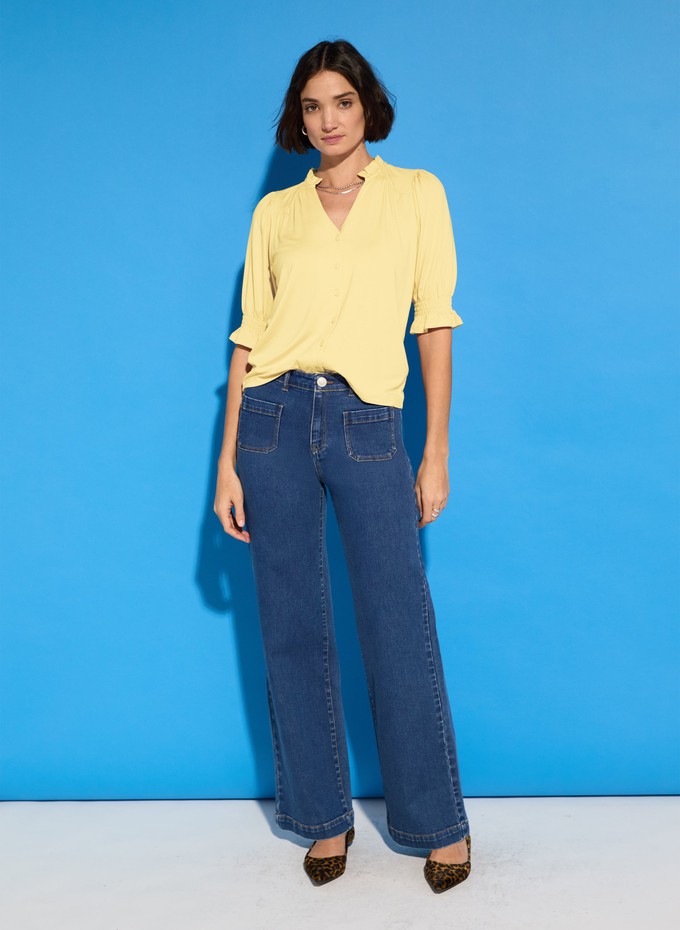 Noa Short Sleeve Blouse from Baukjen Noa Short Sleeve Blouse from Baukjen