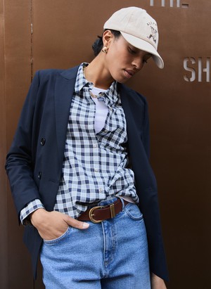 Graca Organic Cotton Check Shirt from Baukjen