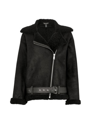 Carey Shearling Aviator Jacket from Baukjen
