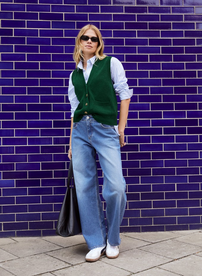 Anita Recycled Pure Wool Vest from Baukjen Anita Recycled Pure Wool Vest from Baukjen