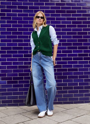 Anita Recycled Pure Wool Vest from Baukjen Anita Recycled Pure Wool Vest from Baukjen