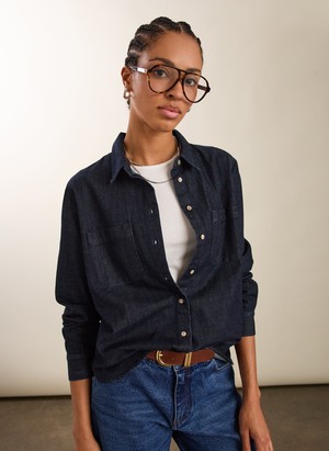 Hattie Organic Denim Shirt from Baukjen