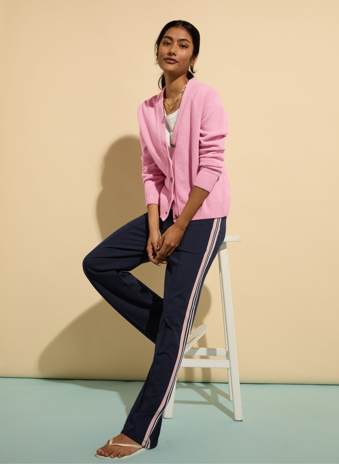 Marjorie Side Stripe Ponte Trousers from Baukjen