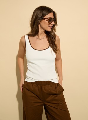 Houston Organic Rib Vest from Baukjen Houston Organic Rib Vest from Baukjen