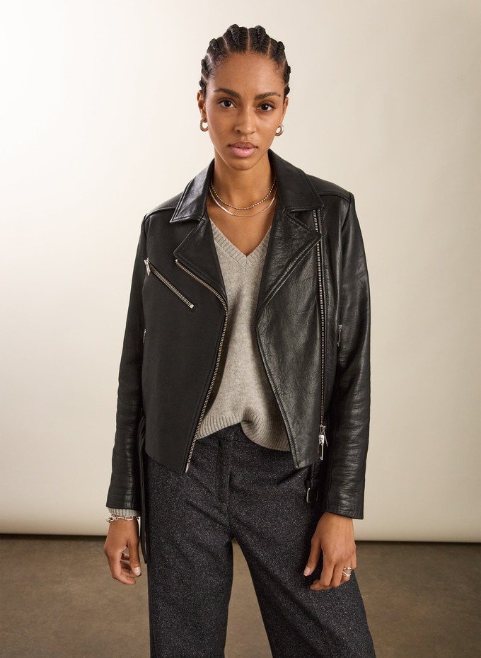 Lyle Chrome Free Leather Biker from Baukjen