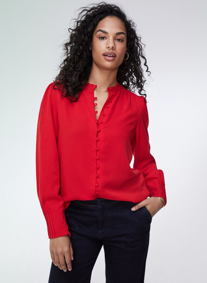 Annika Button Through Blouse from Baukjen