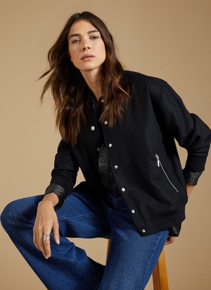 Antonia Wool Blend Bomber Jacket from Baukjen