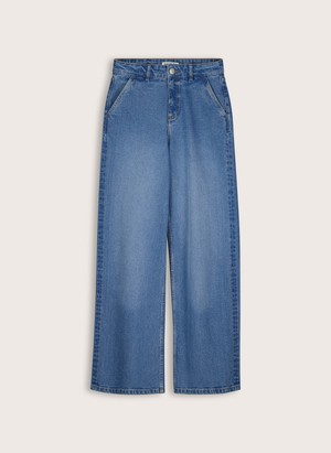 Emery Organic Cotton Stretch Wide Leg Jeans from Baukjen