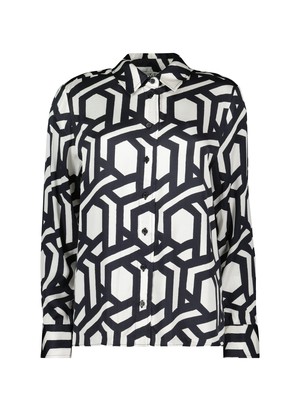 Ashlyn Printed Satin Shirt from Baukjen