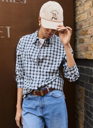 Graca Organic Cotton Check Shirt from Baukjen