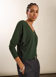Ella Relaxed V-Neck Top via Baukjen