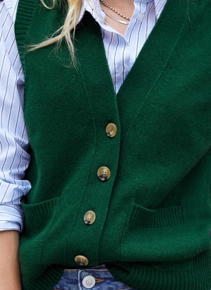 Anita Recycled Pure Wool Vest from Baukjen Anita Recycled Pure Wool Vest from Baukjen