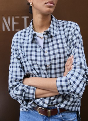 Graca Organic Cotton Check Shirt from Baukjen