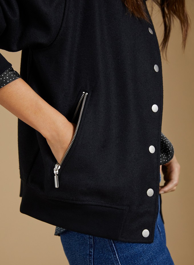 Antonia Wool Blend Bomber Jacket from Baukjen