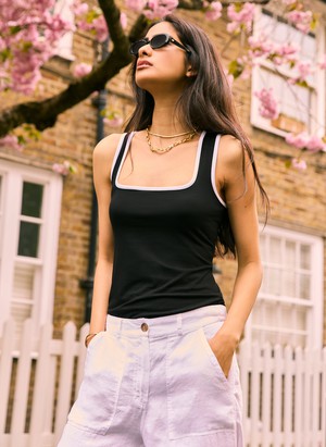 Ellie Square Neck Vest from Baukjen Ellie Square Neck Vest from Baukjen