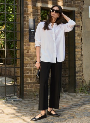 Ebru Ponte Straight Leg Crop Trousers from Baukjen