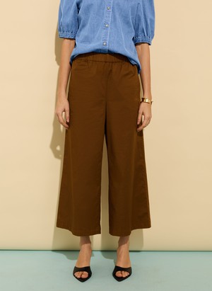 Shelby Organic Cotton Wide Leg Trousers from Baukjen