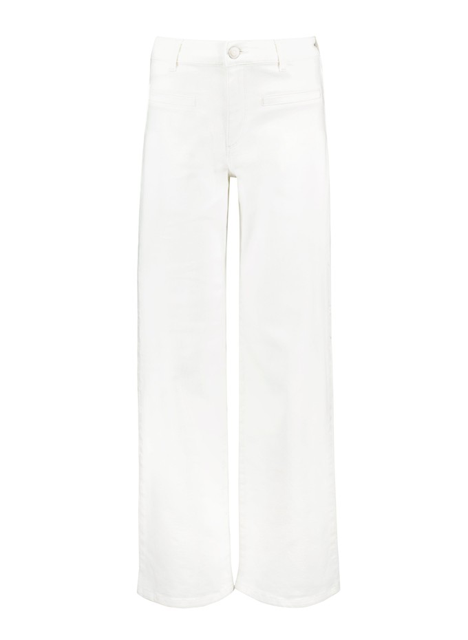 Organic Stretch Cotton Pocket Wide Leg Jeans from Baukjen