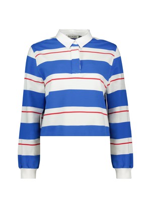Bluebell Organic Cotton Cropped Rugby Top from Baukjen Bluebell Organic Cotton Cropped Rugby Top from Baukjen
