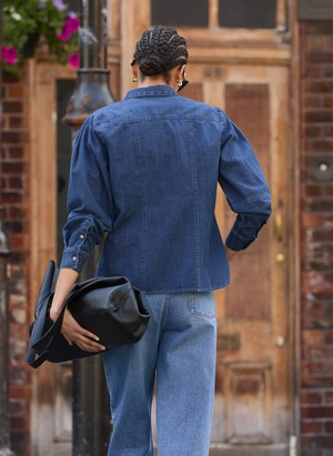 Damaris Organic Denim Shirt from Baukjen