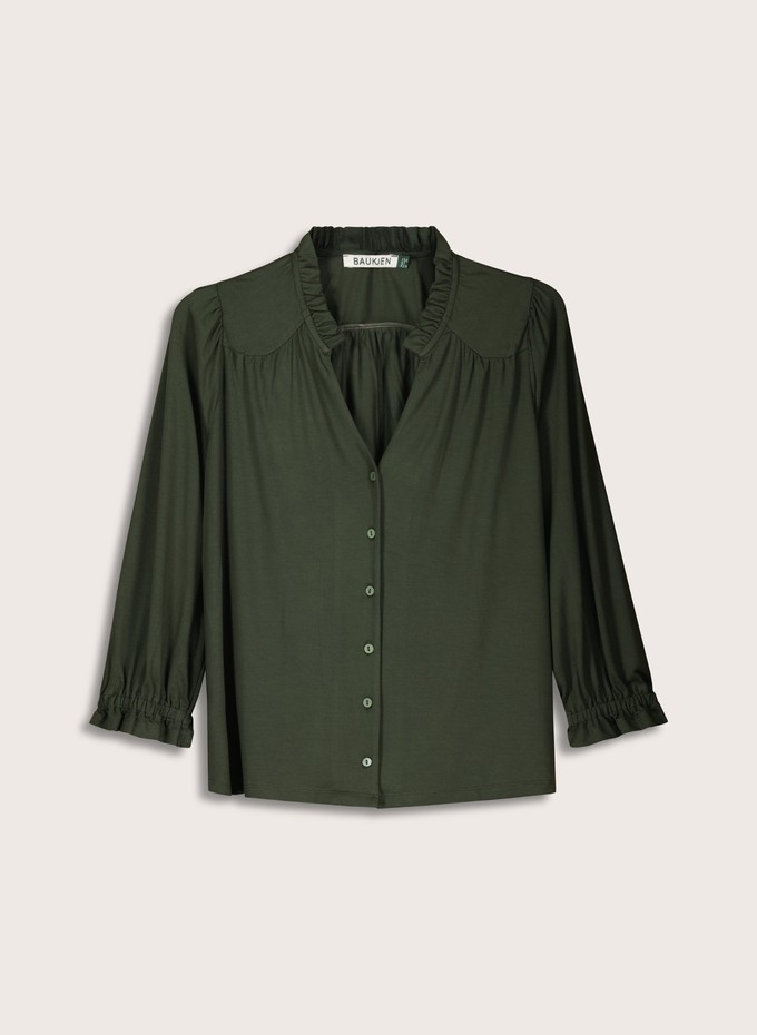 Annie Ruffle Collar Blouse from Baukjen