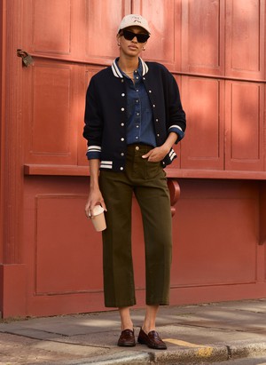 Terri Wool Blend Bomber Jacket from Baukjen