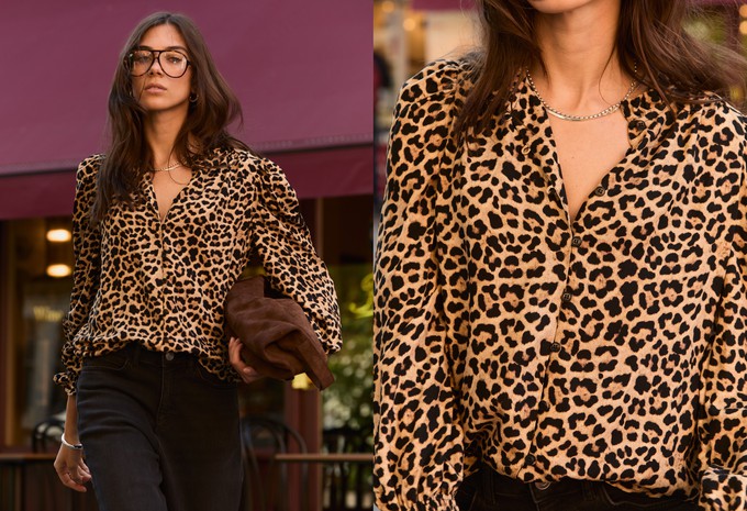 Sabrina Printed Blouse from Baukjen