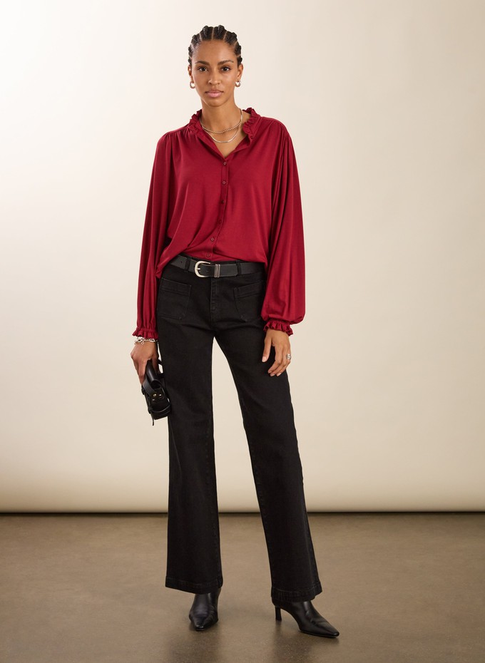 Sima Frill Detail Blouse from Baukjen