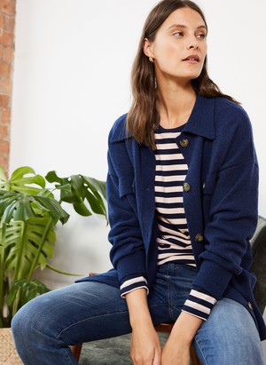 Gabby Lambswool Shacket from Baukjen