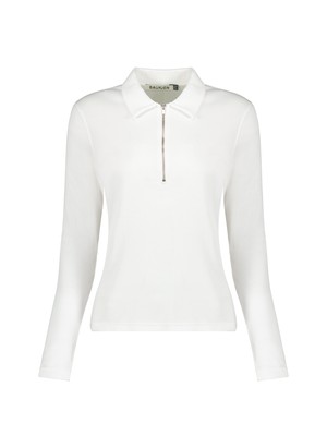 Organic Cotton Zip Collar Top from Baukjen