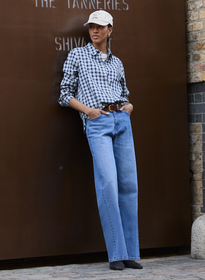 Graca Organic Cotton Check Shirt from Baukjen