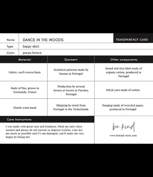 Be Kind Dance in the Woods - Skirt from Be Kind