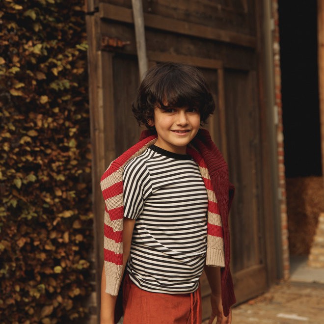 Tom Tee // KIDS // Saved Cotton // stripes from Be Kind