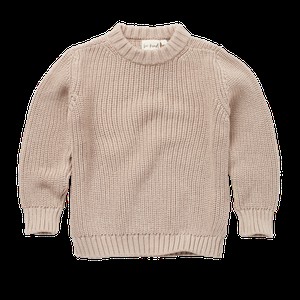 Skylar Sweater // UNI // Biologisch Katoen // Latte from Be Kind