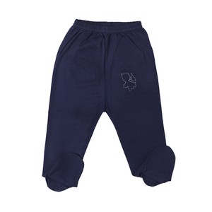 Newborn Pant with Foot in Organic Pima from B.e Quality