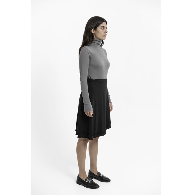 Turtle Neck Top in Organic Pima Cotton from B.e Quality