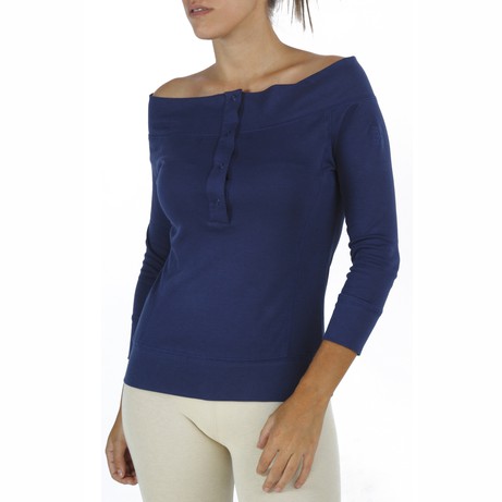 3/4 Sleeve Top in Organic Pima Cotton from B.e Quality