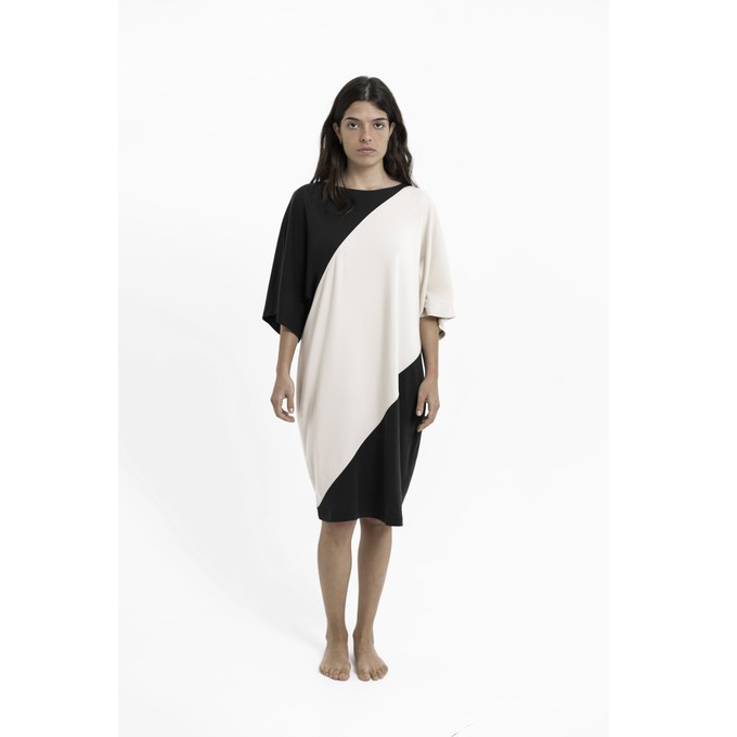 Bicolour OneSize Dress in Organic Cotton from B.e Quality