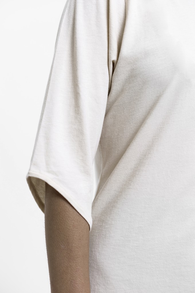 Boat Neck Top, 3/4 Sleeve in Pima Cotton from B.e Quality