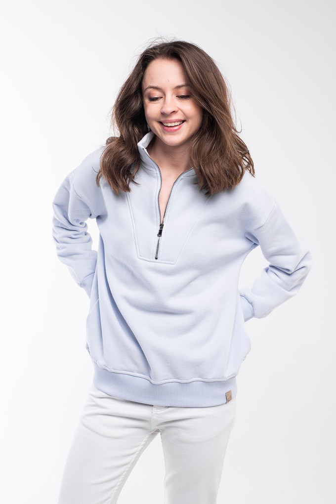 Zipped Neck Sweatshirt from Bee & Alpaca