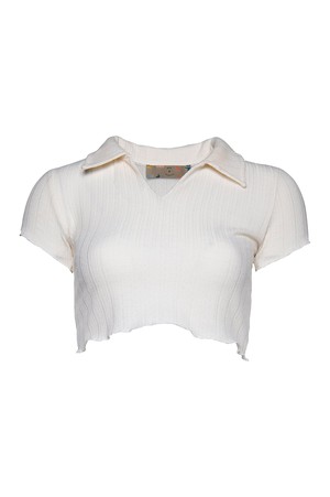 Crop Polo Tee from Bee & Alpaca