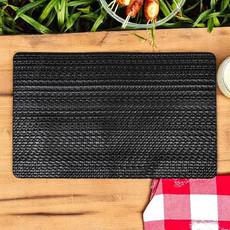 Zwarte Placemats duurzaam van gerecyclede brandslang via BENDL