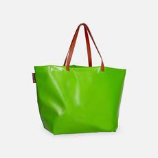 Tote Bags: Gerecycled Zeil met Brandslang Hengsels via BENDL