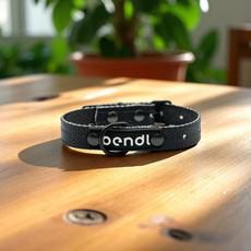  Spike – Zwarte hondenhalsband van brandslang via BENDL