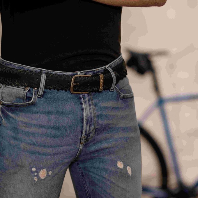 Flandrien – Upcycled Fietsband Riem | 4 cm from BENDL