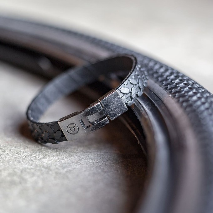 Cyclo Cuffs | Armbanden van fietsband from BENDL